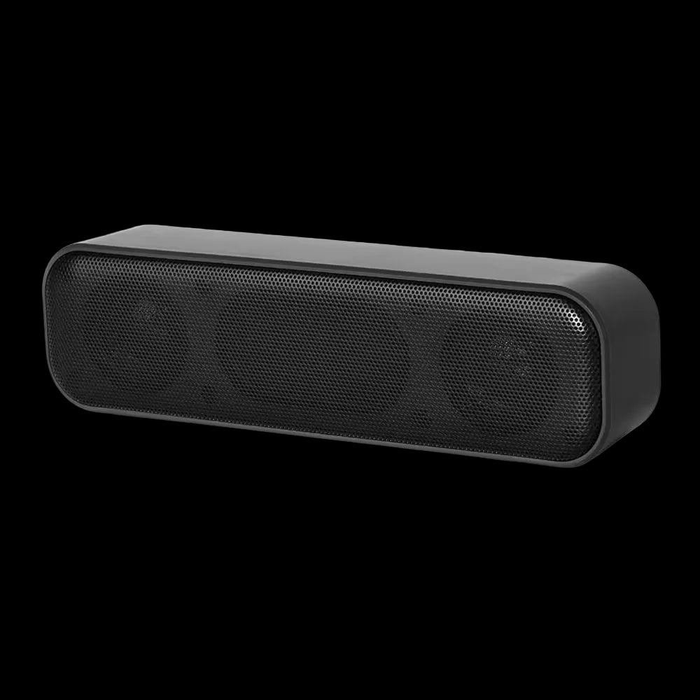 HK-5008 USB Powered Soundbar Desktop Speaker Wired Computer Sound Box for TV Desktop Laptop with 2 Subwoofers Music Player